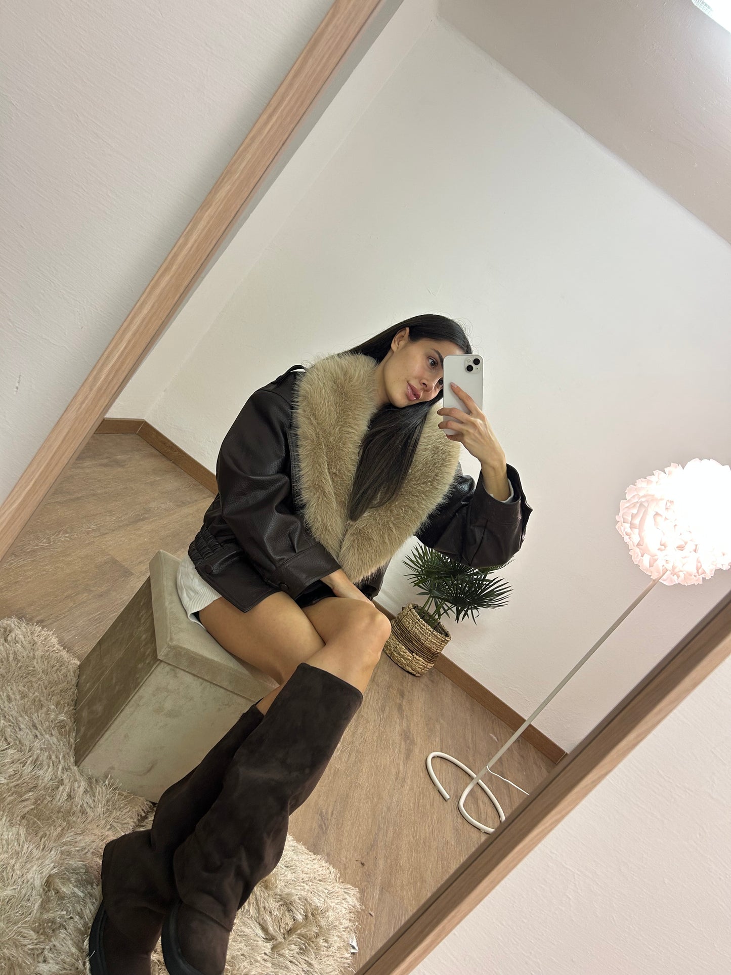 Giacca Iconic Brown