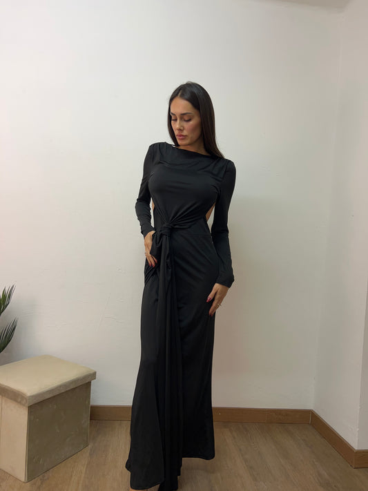 Abito lungo cut out