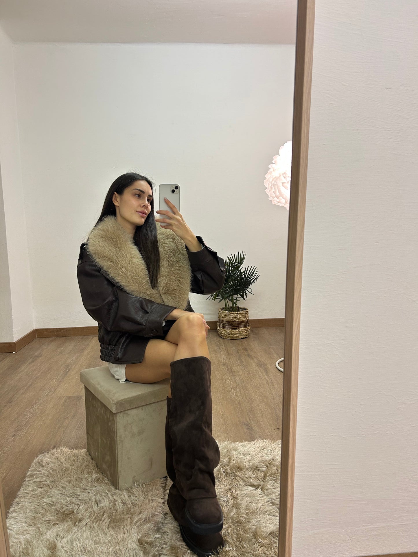 Giacca Iconic Brown